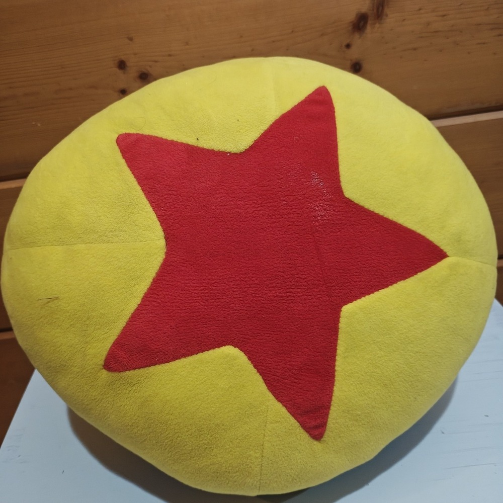 Toy Story Plush Yellow Blue Red Star Luxo Ball Pixar 12" Disney ToyStory E4 - Picture 4 of 5